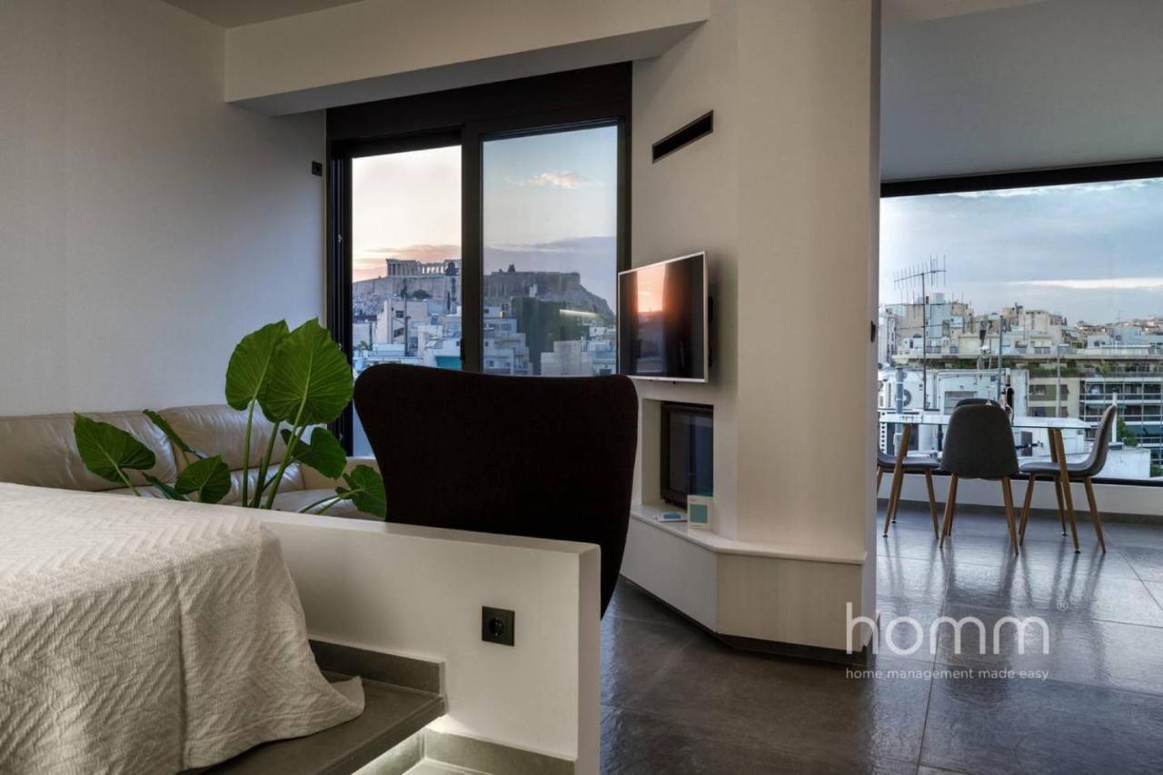 59M² Homm Loft- Penthouse With Acropolis View,2Ppl Apartamento Atenas Exterior foto