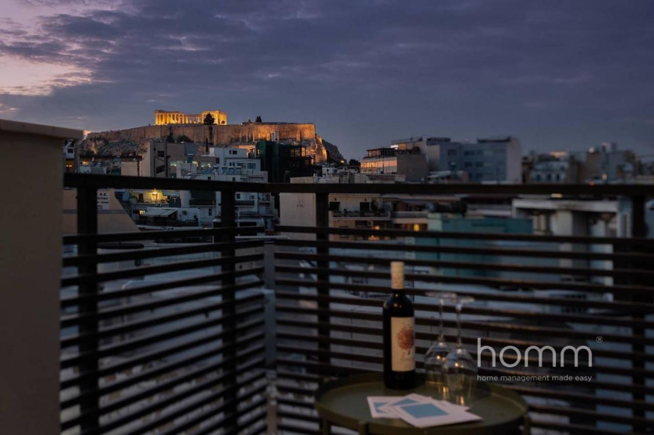 59M² Homm Loft- Penthouse With Acropolis View,2Ppl Apartamento Atenas Exterior foto