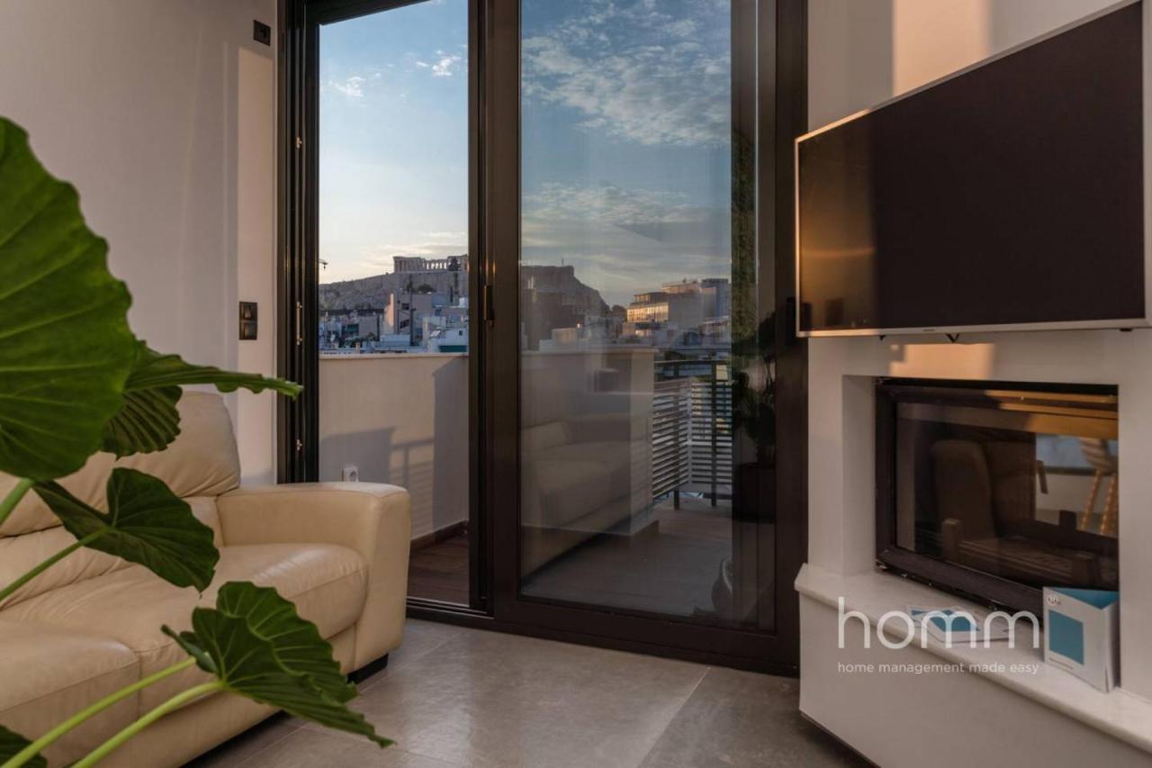 59M² Homm Loft- Penthouse With Acropolis View,2Ppl Apartamento Atenas Exterior foto